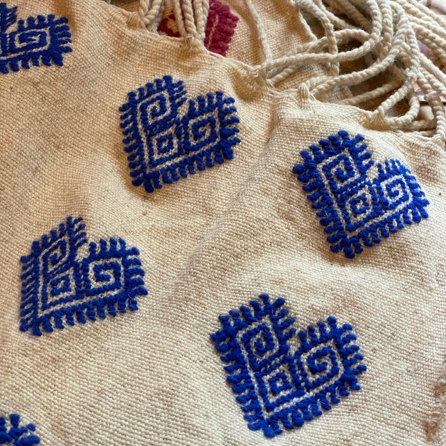 Woven Hearts Market Bag